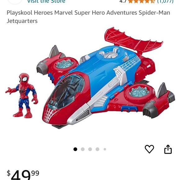 Playskool Heroes Marvel Super Hero Adventures Spider-Man Jetquarters - Picture 12 of 12